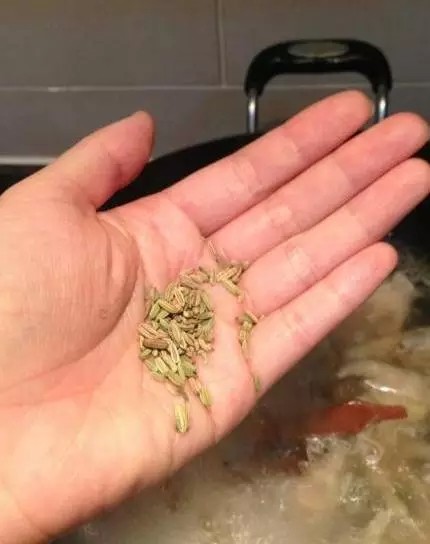卤鸡爪,放入小茴香