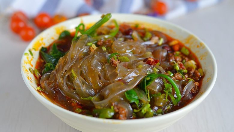 酸辣粉，酸辣微麻好滋味