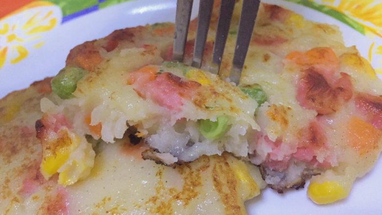 田园土豆饼,外焦里嫩,香酥美味,一定要趁热吃