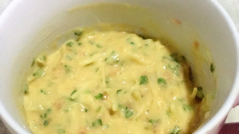 土豆肉沫韭菜饼  宝宝辅食14M+,均匀搅拌后备用，呈面糊状即可