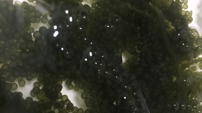 鱼籽土豆沙拉,泡水清洗,至饱满,咸味减少