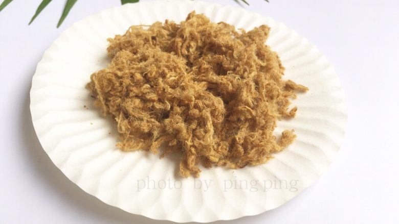 胡萝卜牛肉松(面包机版),出绒了是不是特别美