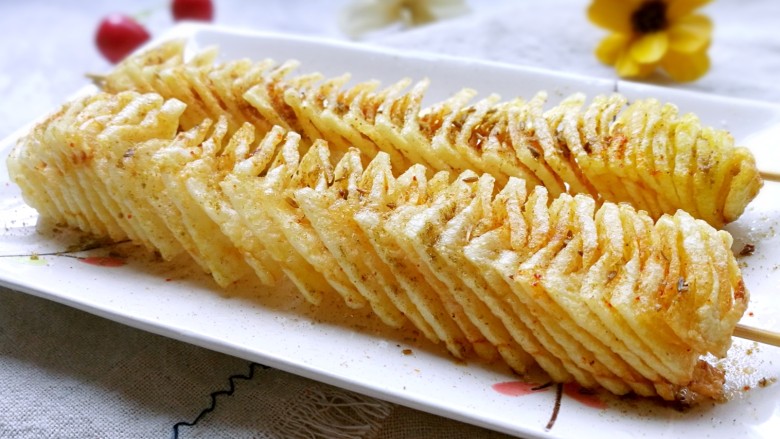 孜然土豆塔,美拍!