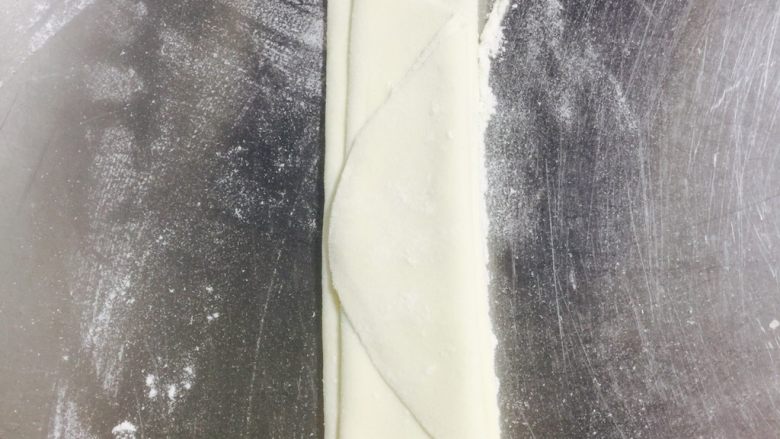 银丝饼,折手擀面一样
