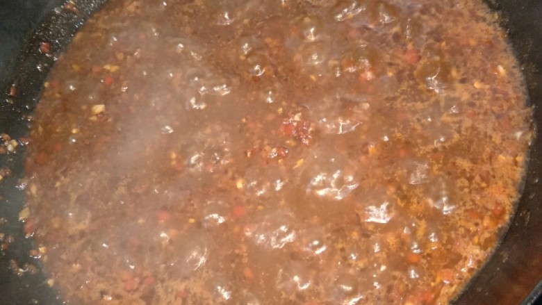 蒜香辣椒酱,香味已经出现了,