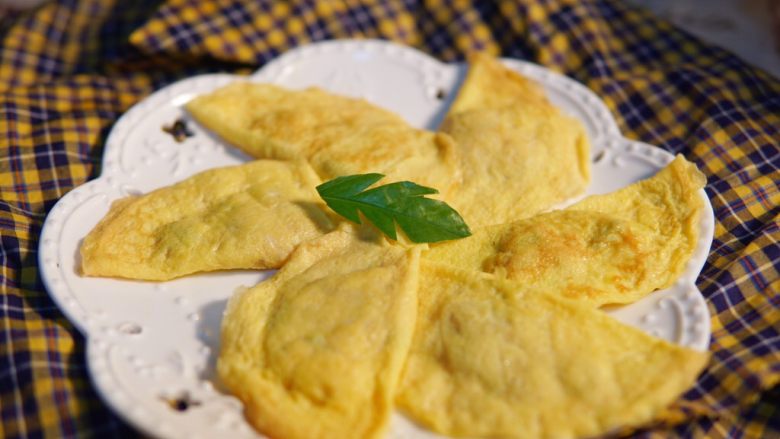 鸡蛋蛋饺,成品图