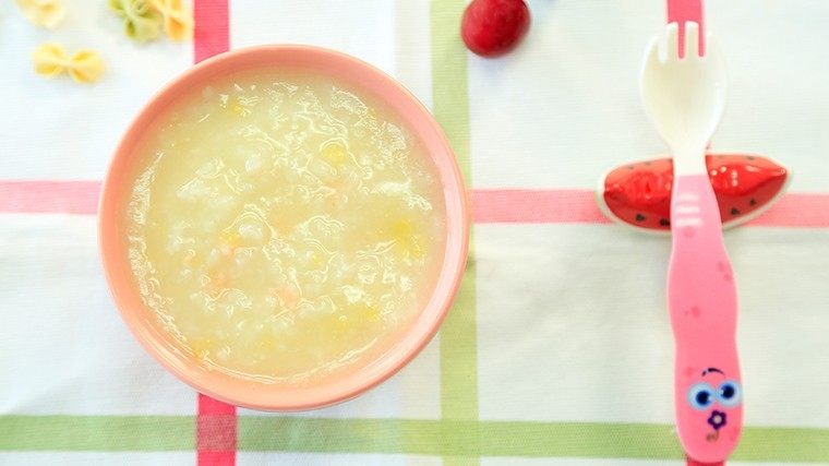 蔬菜鲜虾粥,完成!