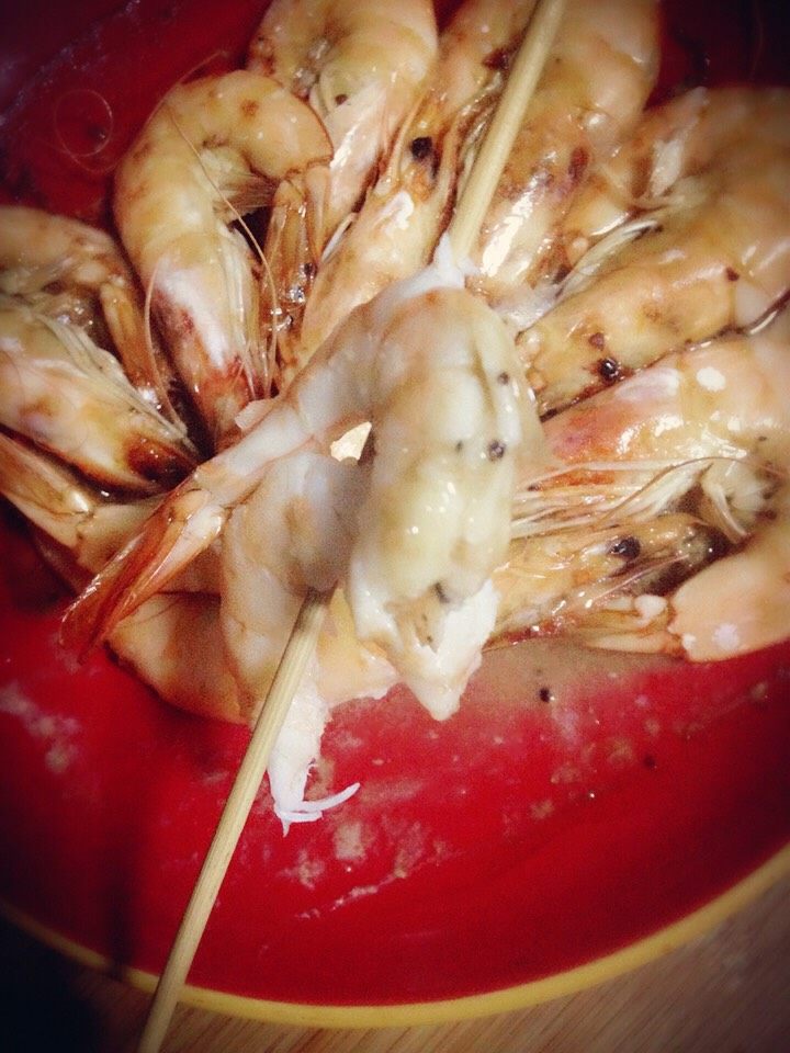 花雕酒烤虾