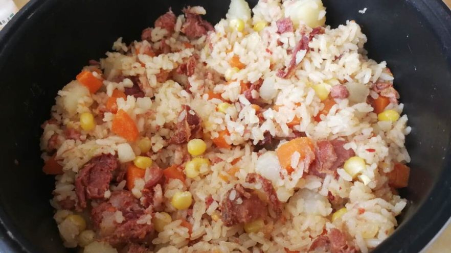 腊肠焖饭
