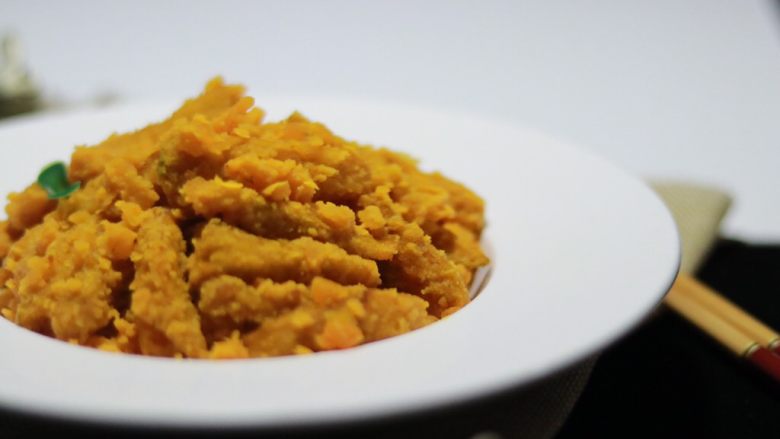 停不下来的小菜—蛋黄焗南瓜,出锅,开吃吧