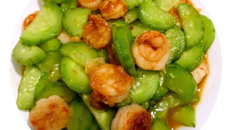 虾仁黄瓜