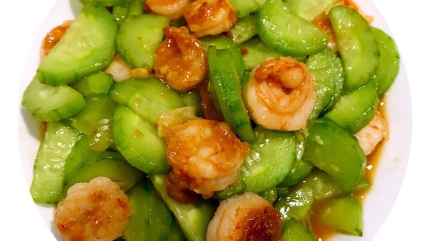 虾仁黄瓜