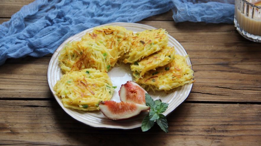 土豆丝鸡蛋饼