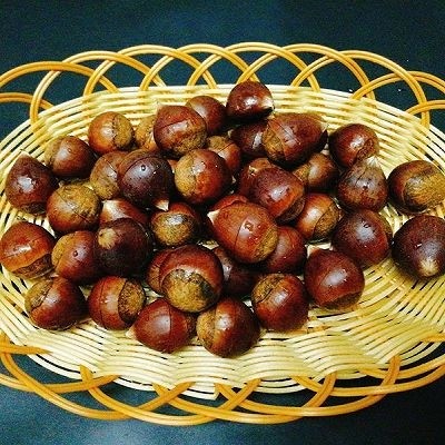 家庭版糖炒栗子,全是弄好