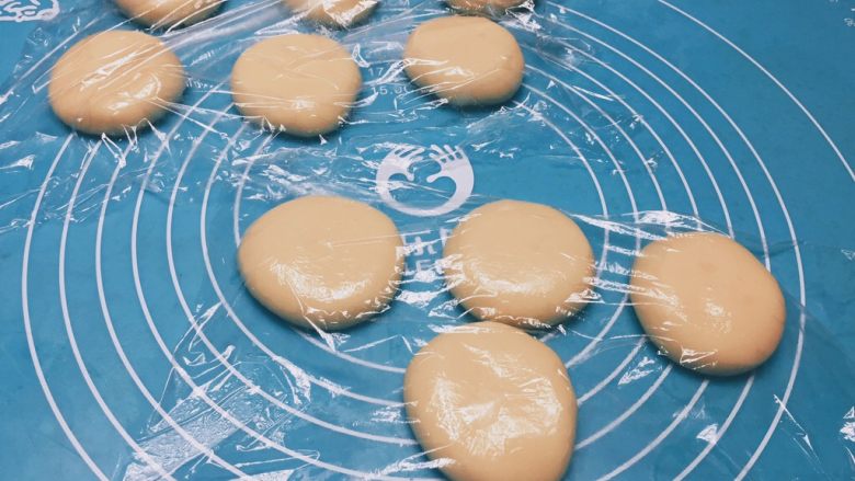 苏式五仁月饼(少油版),收口向下,按扁
