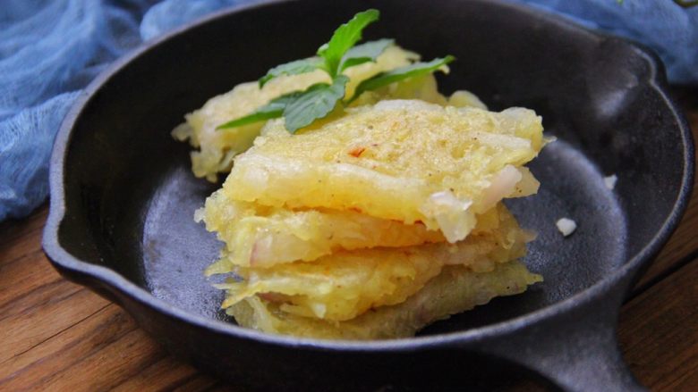 土豆小饼,成品