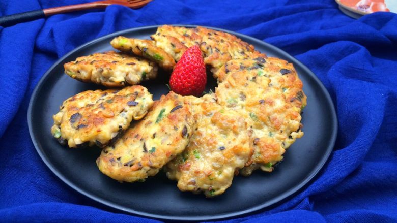 香煎香菇肉饼