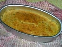#咸味#牛肉批萨咸芝士蛋糕,表面金黄,出炉,