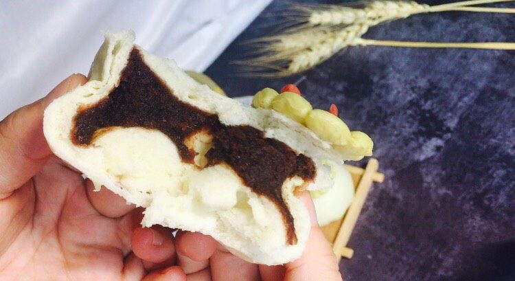 创意花朵豆沙包,撕开内馅料棒棒哒!我喜欢!可以换成自己爱的内馅料!
