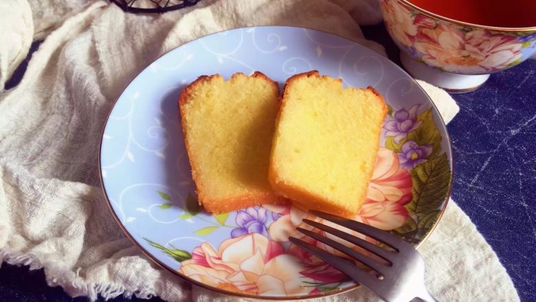 柠檬百香果磅蛋糕