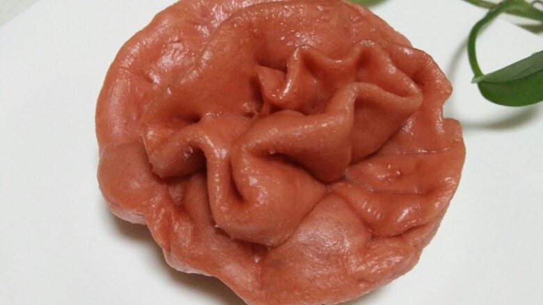 花样馒头,康乃馨蒸好的样子,好漂亮啊!