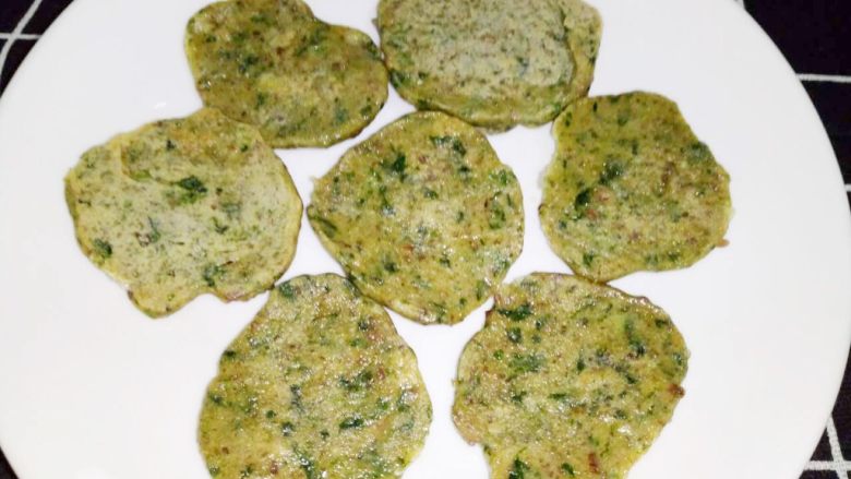 鸭肝蔬菜饼 宝宝辅食10M+,成品图,非常的香哦,宝宝补铁良品