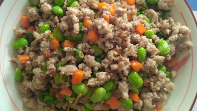 百搭下饭菜——双丁炒肉末,看着颜值还是可以滴!