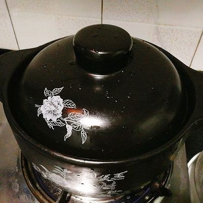 #甜味#绿豆粥,盖上盖子,大火烧