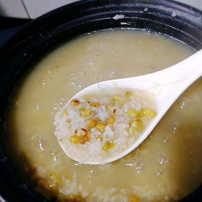 #甜味#绿豆粥,已经煮好,很粘稠,