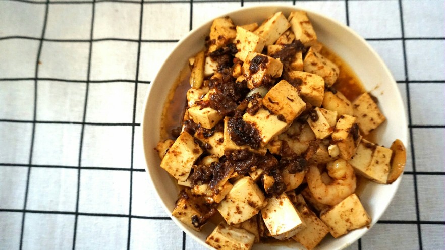 肉燥虾仁豆腐
