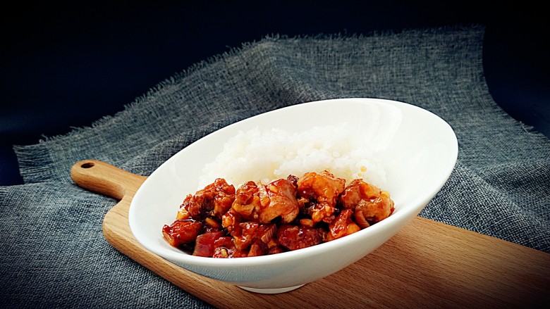 #辣味#左宗棠鸡,拌米饭,好香呢!