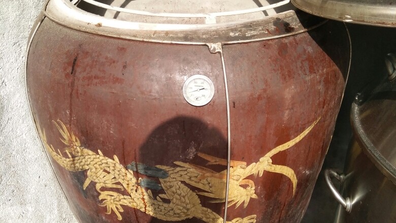 瓦罐烧鸭,风干放瓦罐烧45分钟