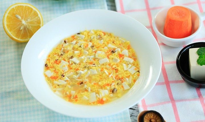 银鱼豆腐羹,完成!