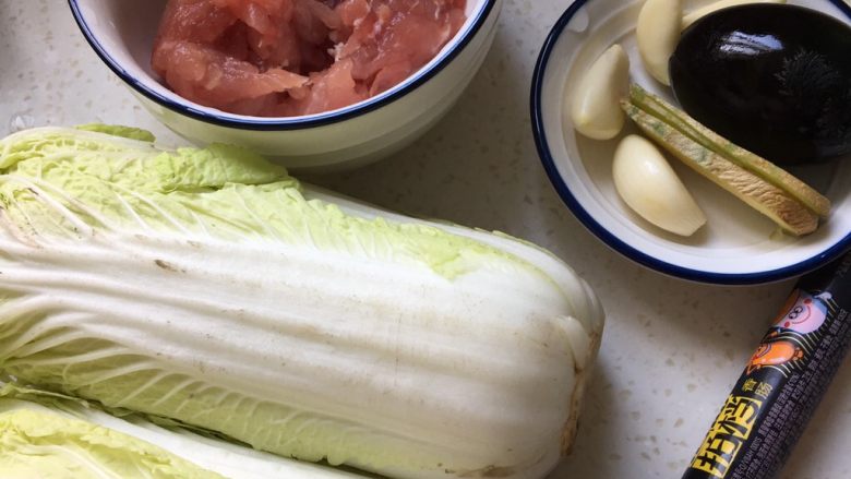 上汤娃娃菜,准备食材