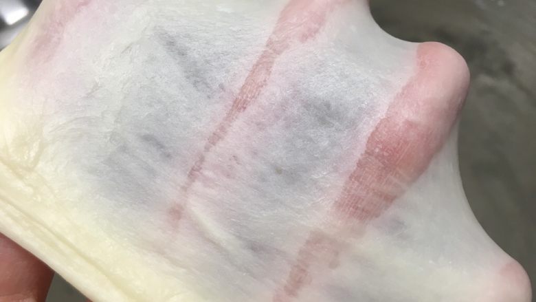 椰蓉面包条(70%冷藏中种),厨师机揉面12分钟就可以出膜的