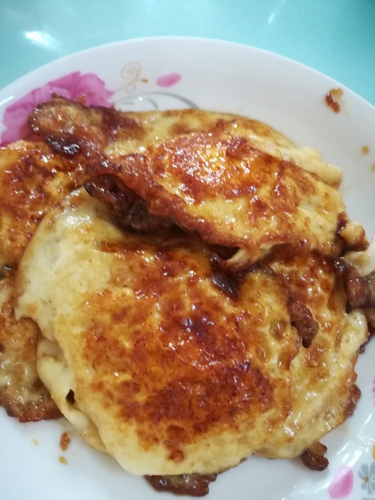 香甜鸡蛋,装盘，开吃