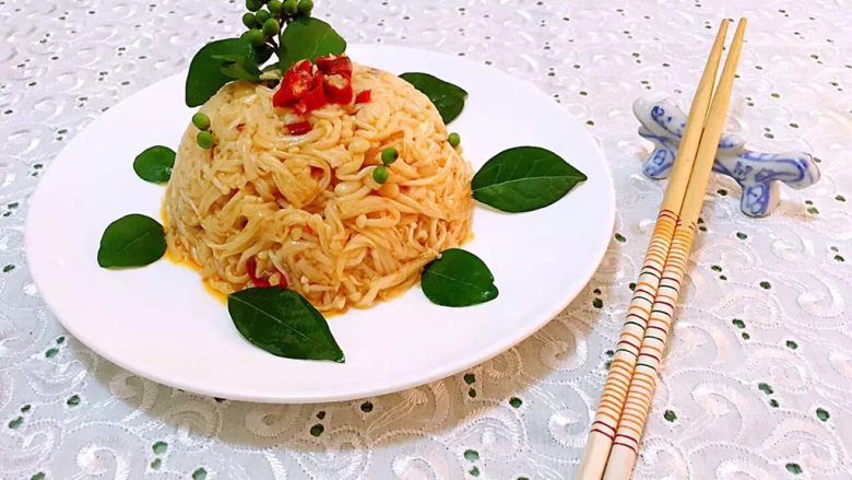 麻辣金针菇,这道美味是朋友聚会的最佳酒肴噢