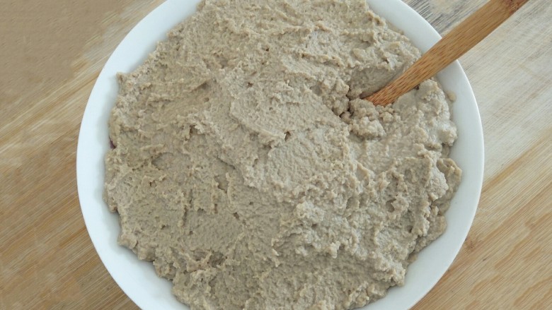 自制豆沙,炒好的黑豆沙