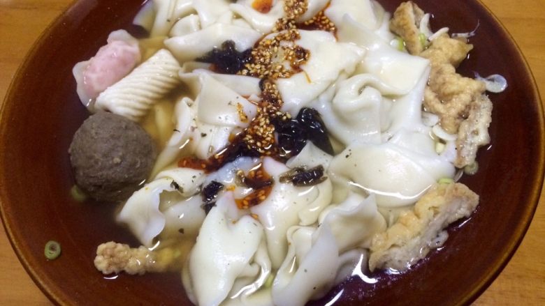 大肉馄饨,忘记放点青菜了😳