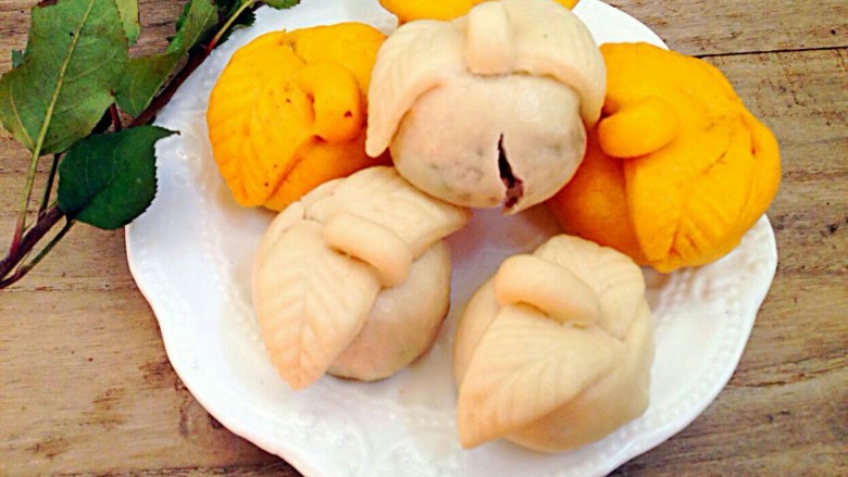 豆沙苹果,做好的苹果