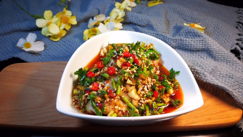 回味口水鸡,也可以不放花生碎,味道也很好。