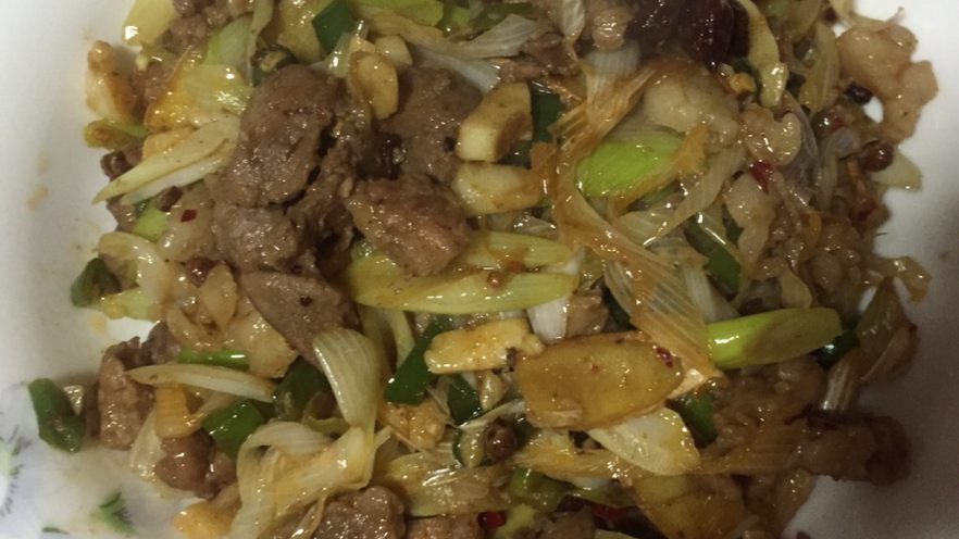 葱爆羊肉