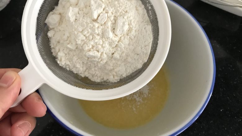 华夫饼~无泡打粉,筛入低粉
