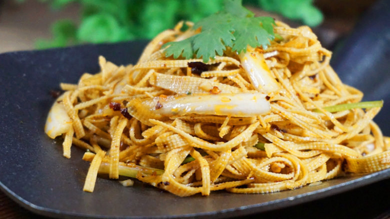 干豆腐白菜丝
