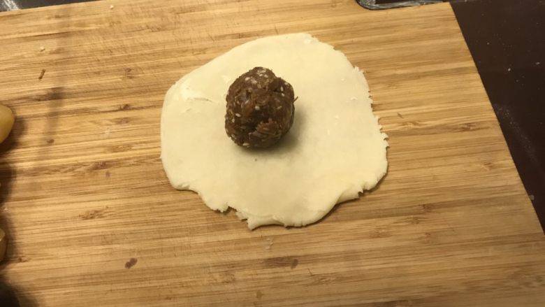 肉松饼&绿豆酥(植物油版),包入馅料