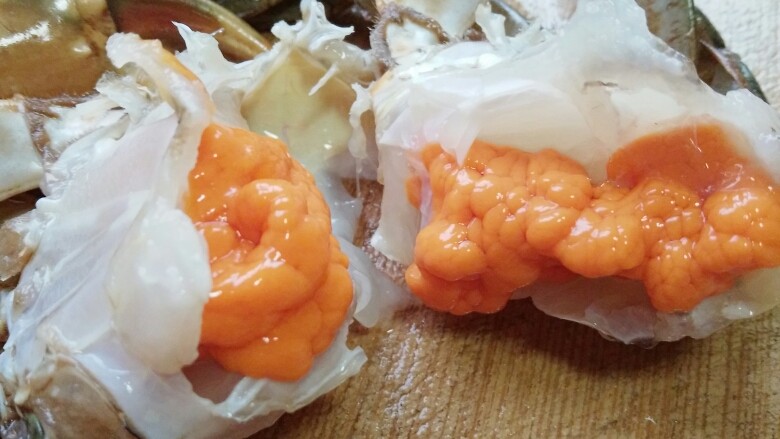 早餐螃蟹海鲜粥,刷的是不是很干净,哈哈