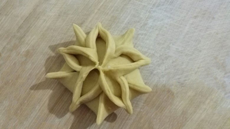 兰花蒸饺,5个都捏好