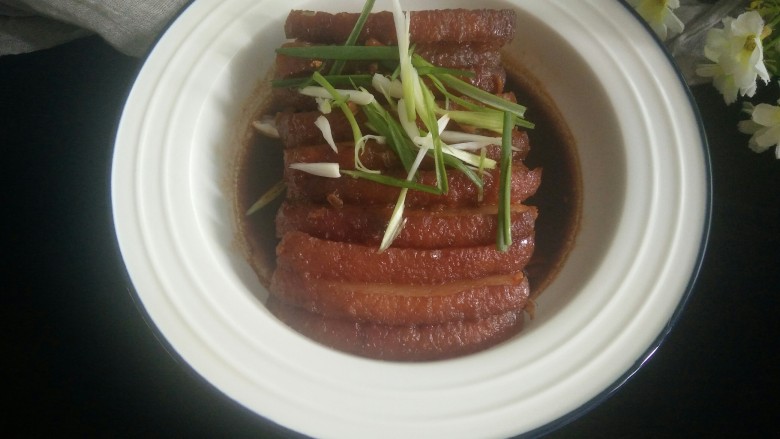 【家乡菜】扣肉,皮弹弹的