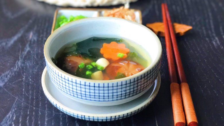 昆布海味清汤,人间美味啊,鲜得掉眉毛