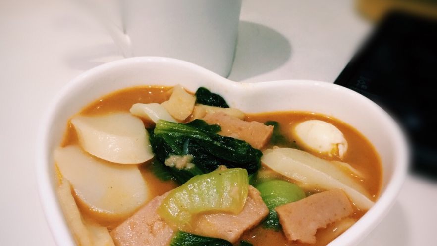 办公室美食-沙茶年糕